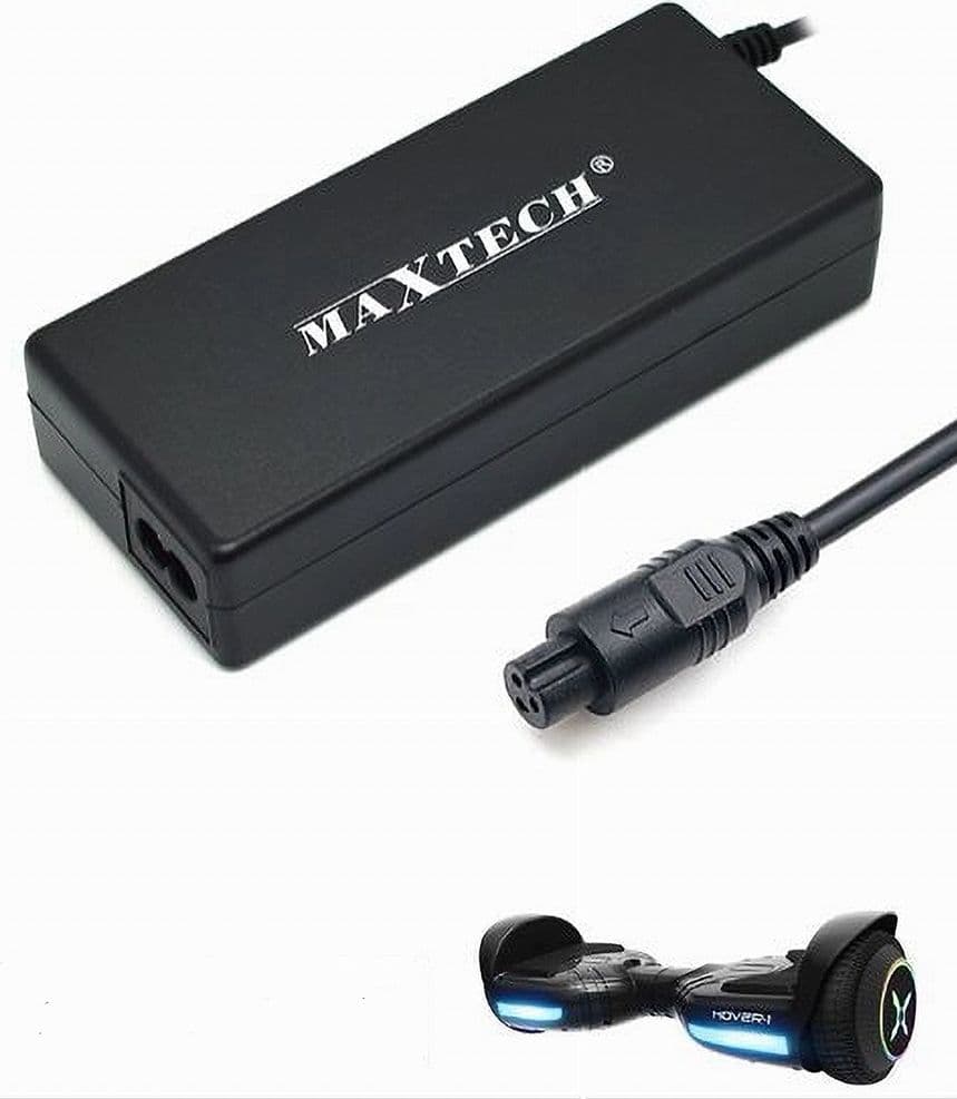 CARICABATTERIA ALIMENTATORE HOVERBOARD BATTERIA DI RICAMBIO 42V 2,1A MAXTECH HO-CA001