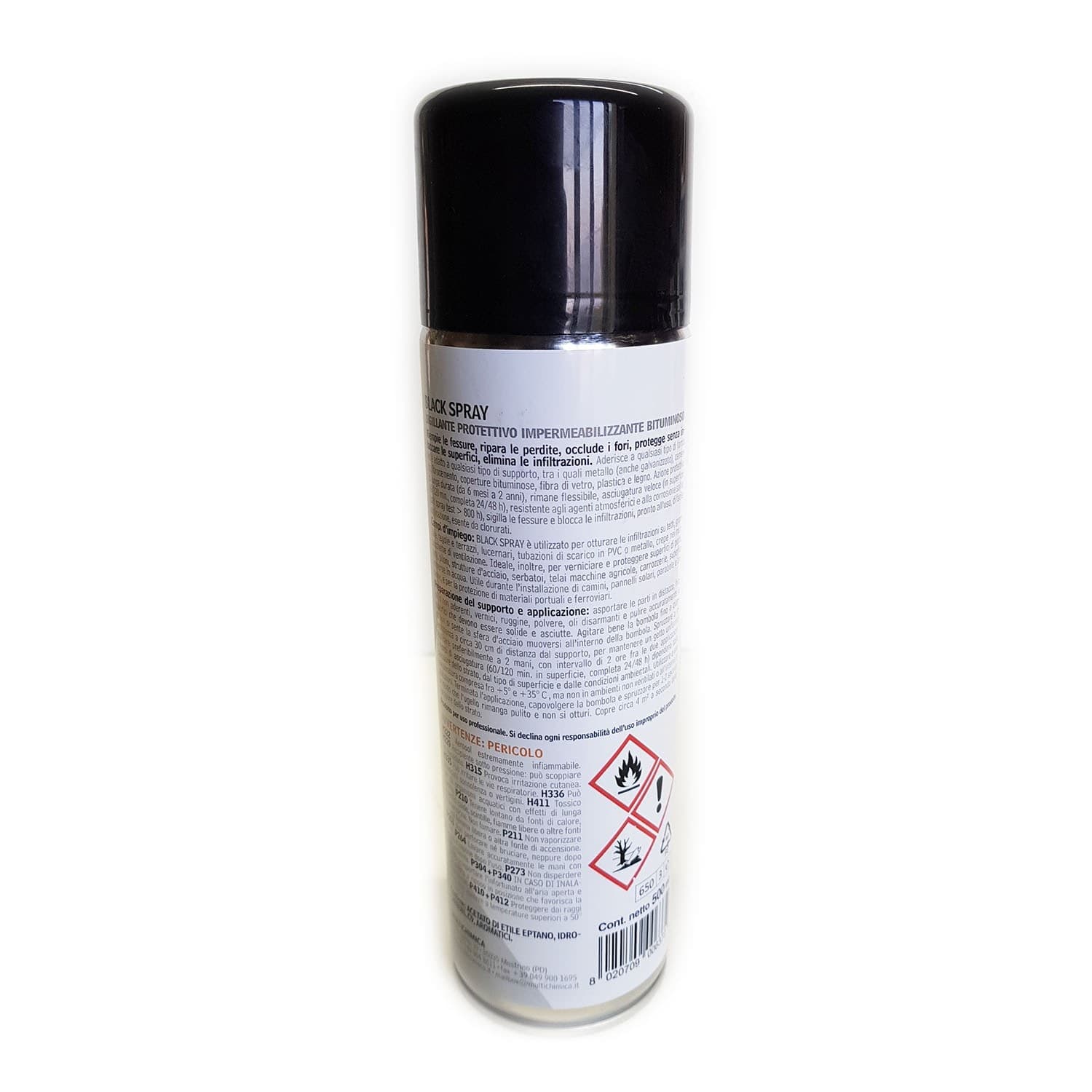 Black spray 500ml sigillante protettivo impermeabilizzante bituminoso in Sigillanti Aloiserw.com - Altomonte, commercioVirtuoso.it