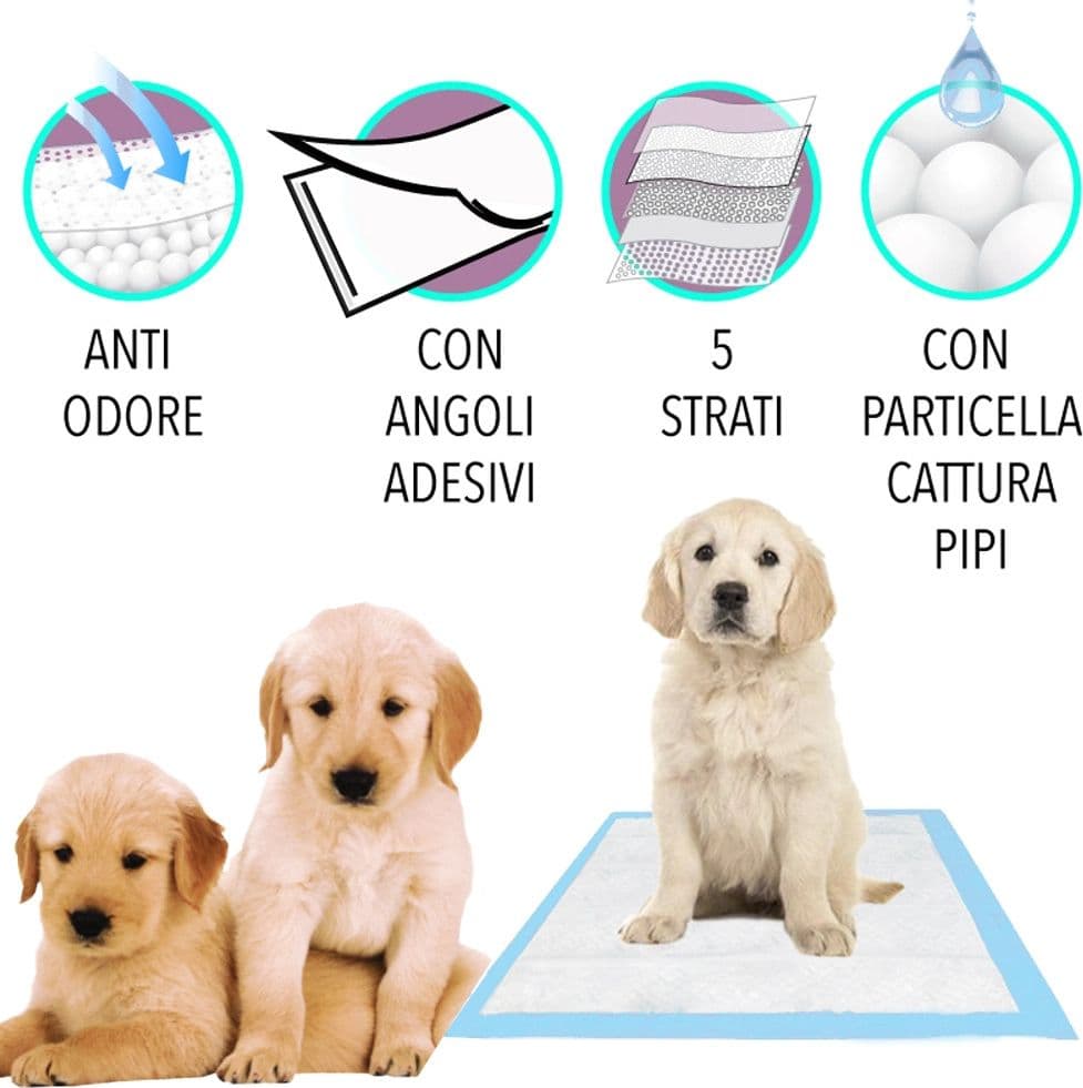 TRAVERSINE PER CANI E GATTI TAPPETI ASSORBENTI 60X90CM OFFERTA MIGLIOR PREZZO in Pannolini e mutande igieniche Trade Shop italia - Napoli, commercioVirtuoso.it