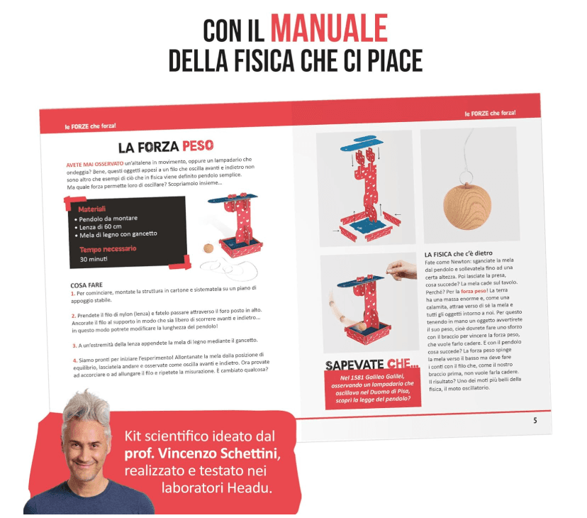 Headu - Le Forze che Forza - La Fisica che ci Piace-Gioco Educativo Per Bambini 8-12 Anni in Giochi di società Cartospedia - Napoli, commercioVirtuoso.it