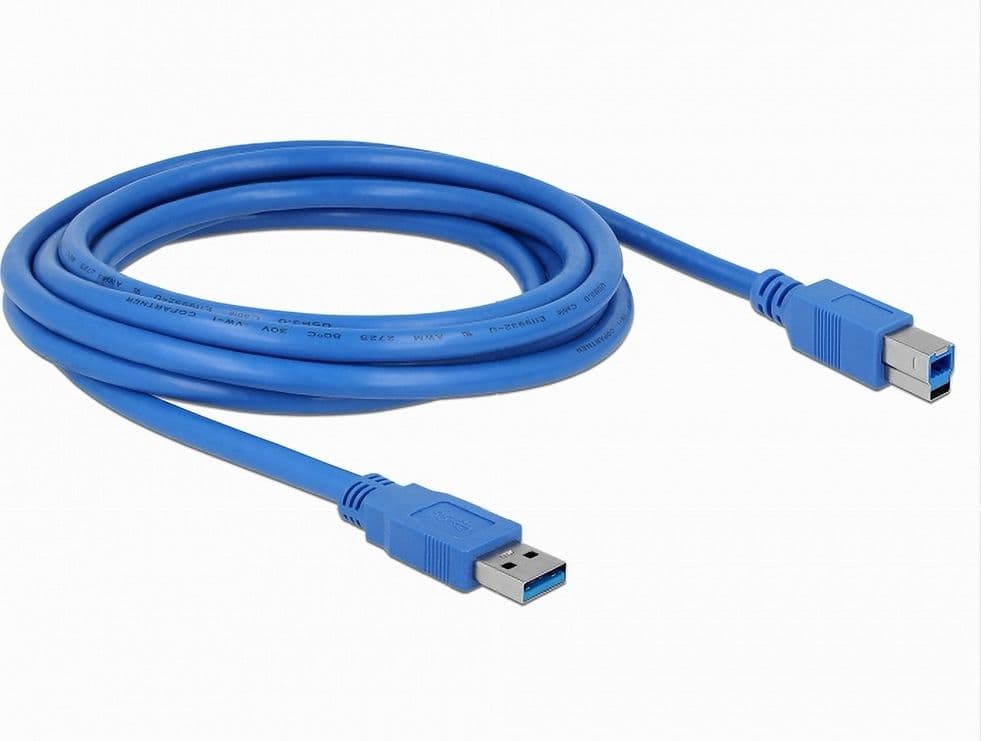 CAVO STAMPANTE USB BM3.0 3 MT RINFORZATO RESISTENTE 4,80GBPS/S FOTOCAMERA F-BM07 in prodotto Trade Shop italia - Napoli, commercioVirtuoso.it