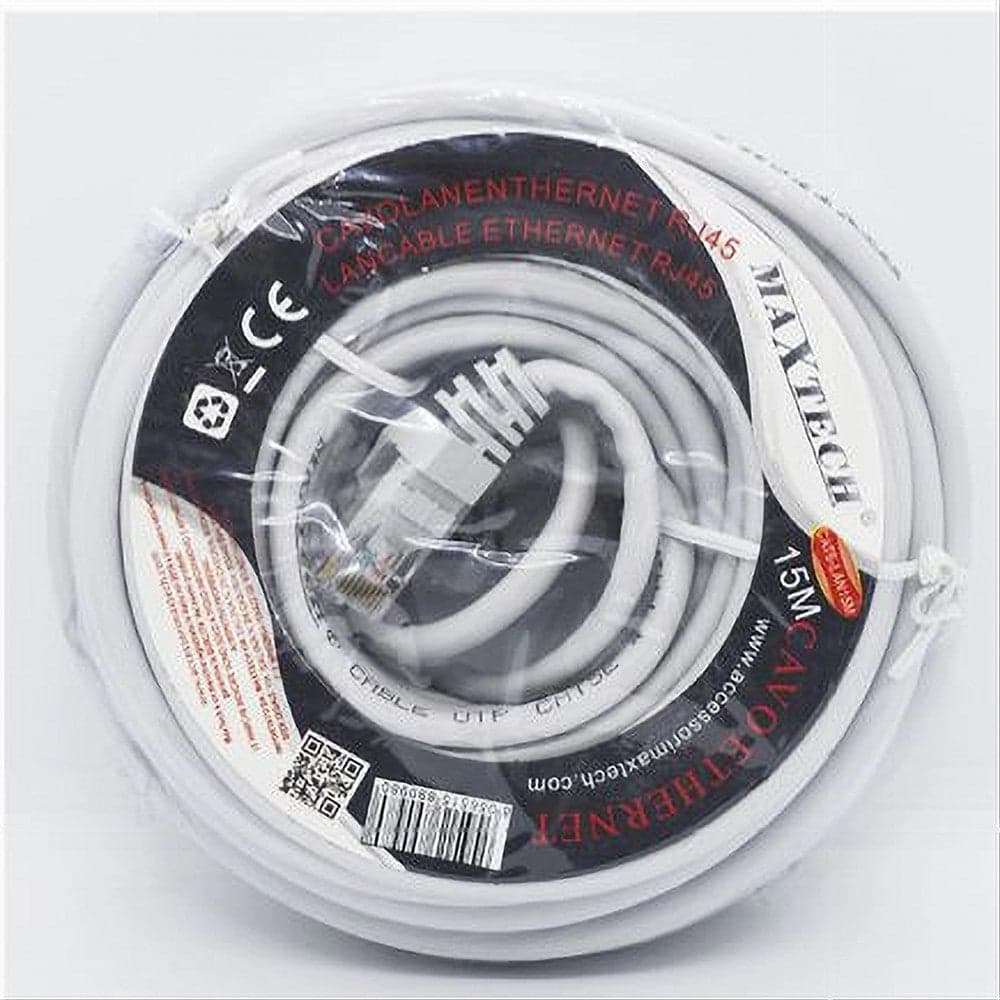 CAVO ETHERNET RETE LAN INTERNET RJ45 CAT5 15 METRI MODEM FILO PROLUNGA CAT5-15M in Cavi Ethernet Trade Shop italia - Napoli, commercioVirtuoso.it