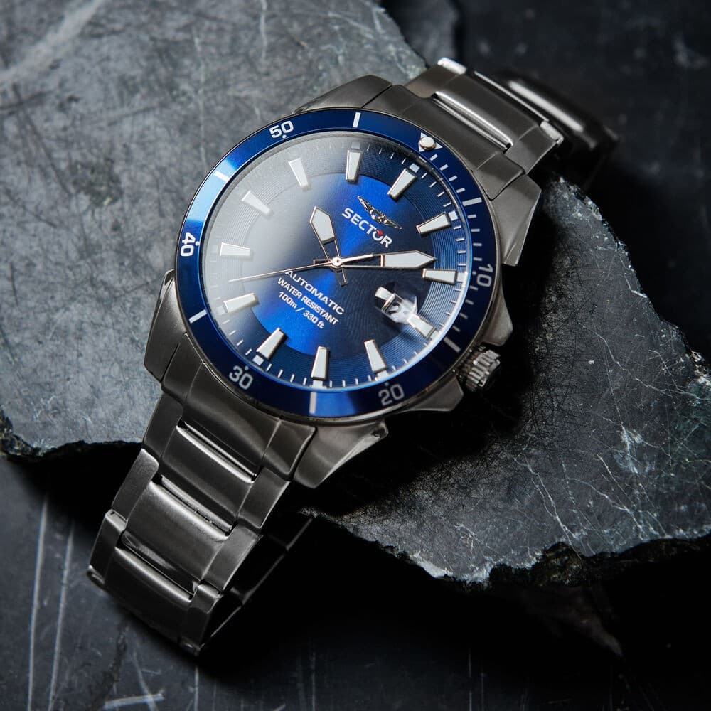 Sector 450 – Orologio Uomo Automatico Acciaio Blu (R3223276005) in Orologi da polso Web Time Orologi - Milano, commercioVirtuoso.it