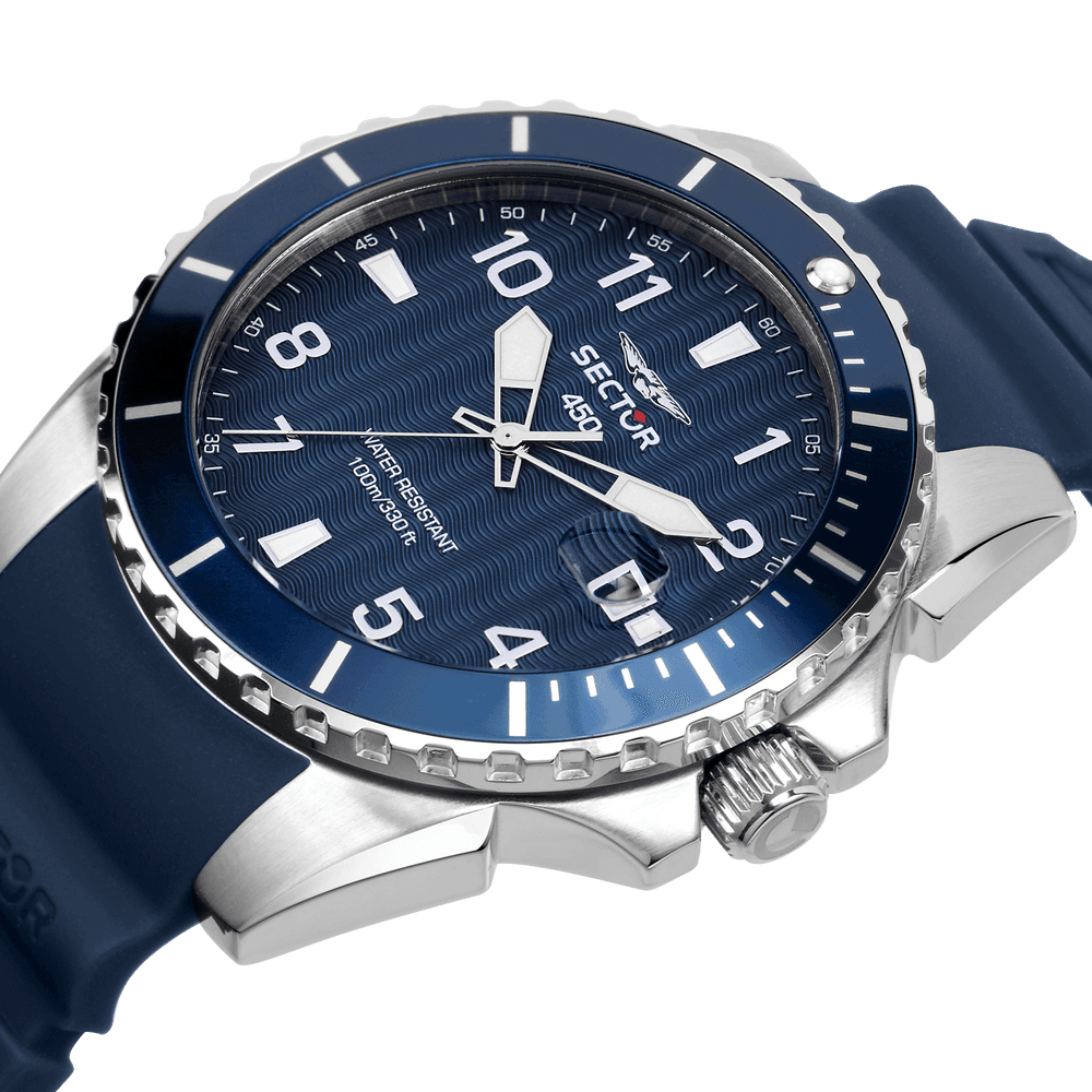 Sector 450 – Orologio Uomo Multifunzione Gomma Blu  (R3251276003) in Orologi da polso Web Time Orologi - Milano, commercioVirtuoso.it