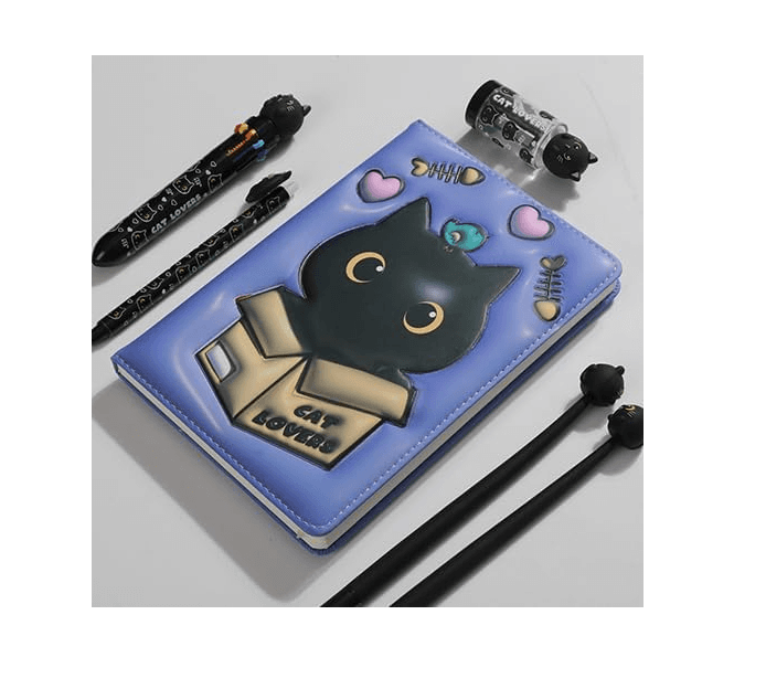 ITOTAL - NOTEBOOK A5 ITOTAL 3D SQUISHY GATTO NERO in Quaderni da scrittura Cartospedia - Napoli, commercioVirtuoso.it