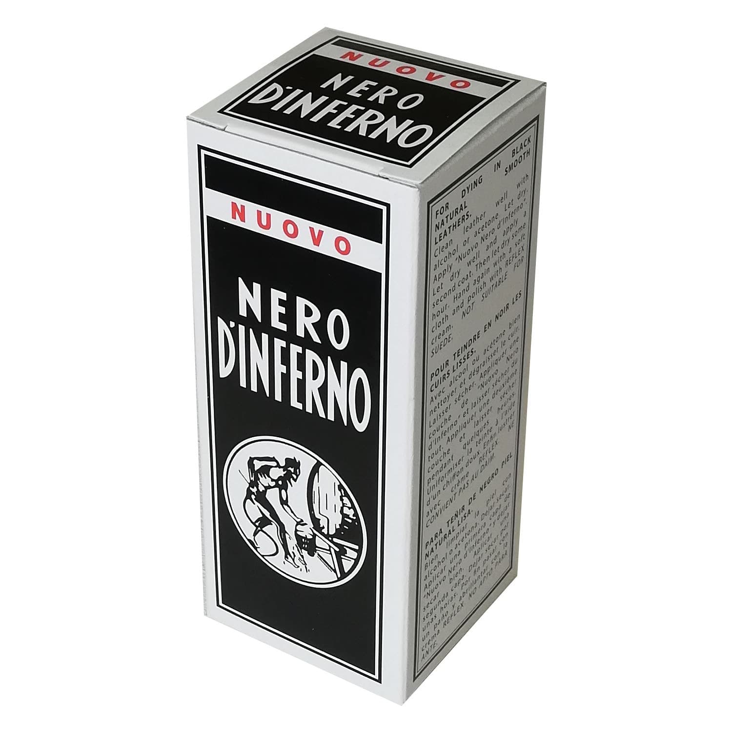 Nero D'Inferno 50ml di tintura nera per pelli in Colori e tinture Aloiserw.com - Altomonte, commercioVirtuoso.it