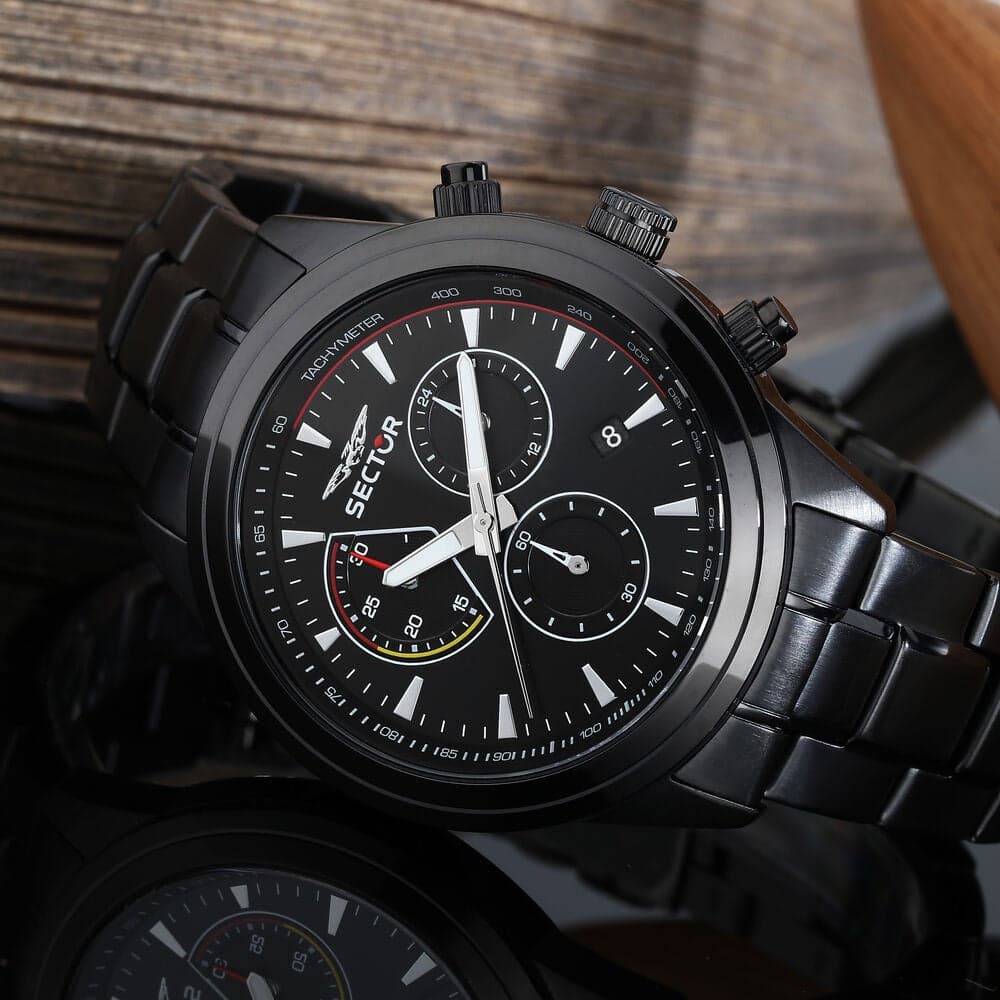 Sector 670 – Orologio Uomo Acciaio Nero Multifunzionale (R3273740005) in Orologi da polso Web Time Orologi - Milano, commercioVirtuoso.it