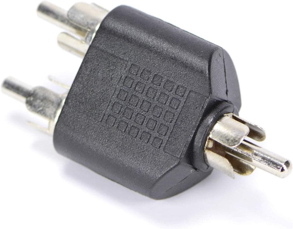 CONNETTORE ADATTATORE SPLITTER SPINA RCA MASCHIO A 2XRCA MASCHIO AUDIO RCA C-027 in Connettori RCA Trade Shop italia - Napoli, commercioVirtuoso.it