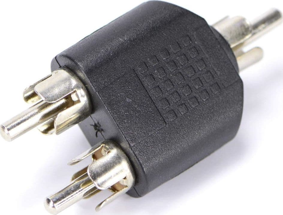 CONNETTORE ADATTATORE SPLITTER SPINA RCA MASCHIO A 2XRCA MASCHIO AUDIO RCA C-027 in Connettori RCA Trade Shop italia - Napoli, commercioVirtuoso.it