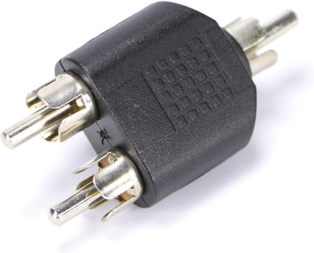 CONNETTORE ADATTATORE SPLITTER SPINA RCA MASCHIO A 2XRCA MASCHIO AUDIO RCA C-027 in Connettori RCA Trade Shop italia - Napoli, commercioVirtuoso.it