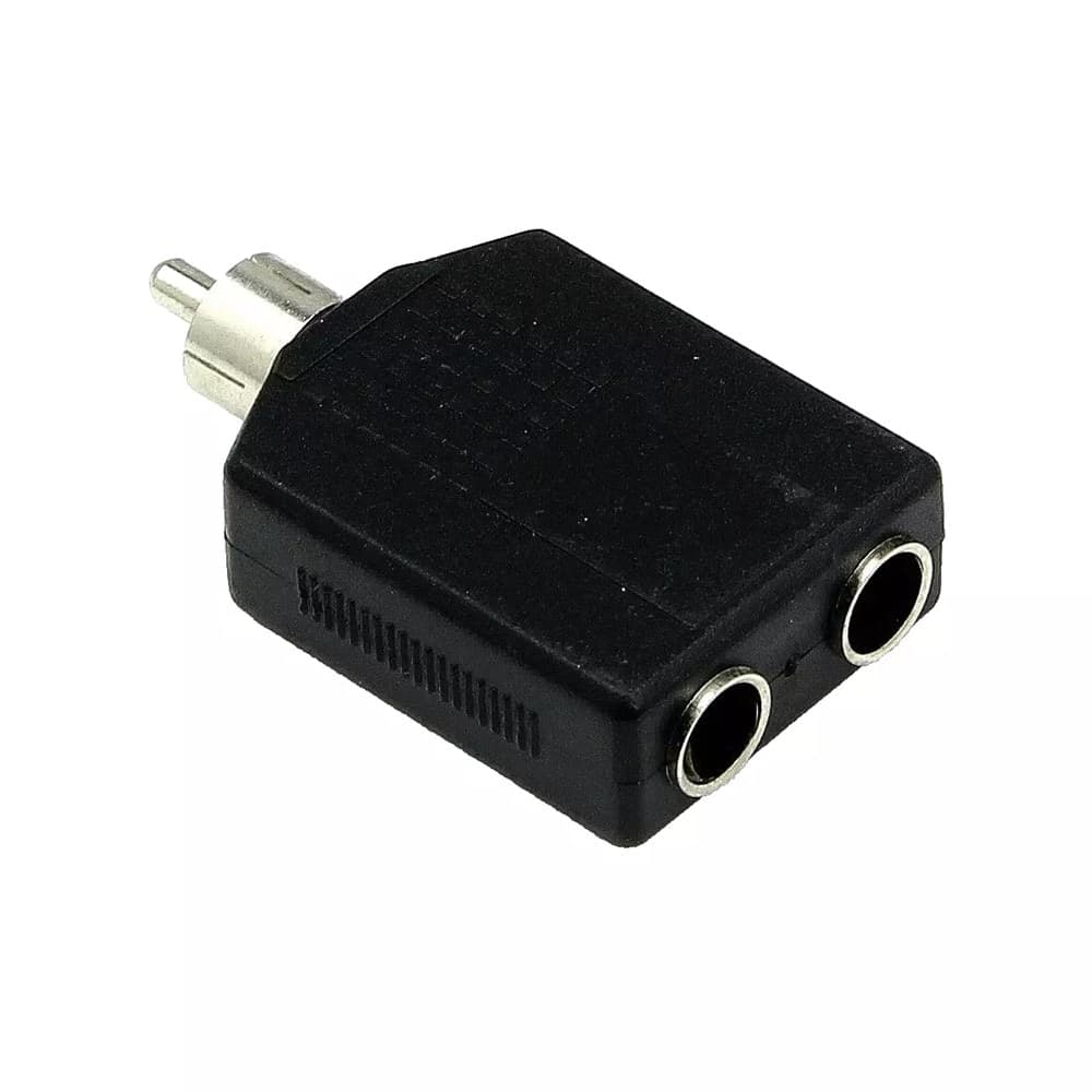 CONNETTORE ADATTATORE AUDIO STEREO 2X AUX FEMMINA DA 6,35 MM A RCA MASCHIO C-030 in Adattatori Trade Shop italia - Napoli, commercioVirtuoso.it