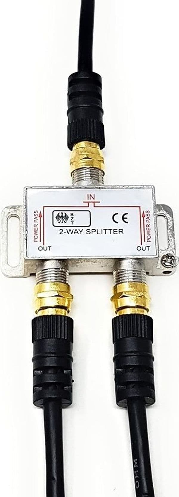 SPLITTER ANTENNA 2 VIE 5-2500MHZ CAVO SDOPPIATORE CONNETTORE SATELLITARE TV C-031 in Splitter Trade Shop italia - Napoli, commercioVirtuoso.it