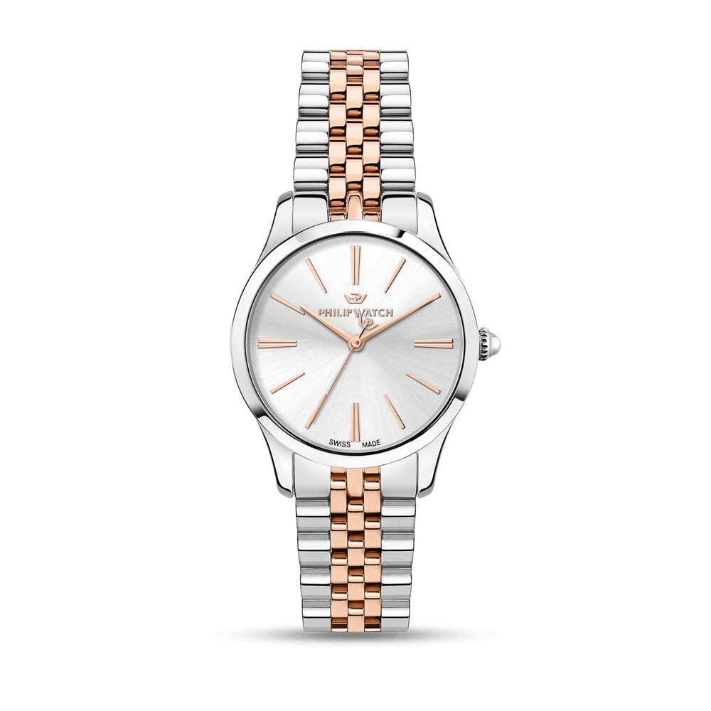 Philip Watch Grace – Orologio Donna Acciaio Silver Rosa (R8253208523)