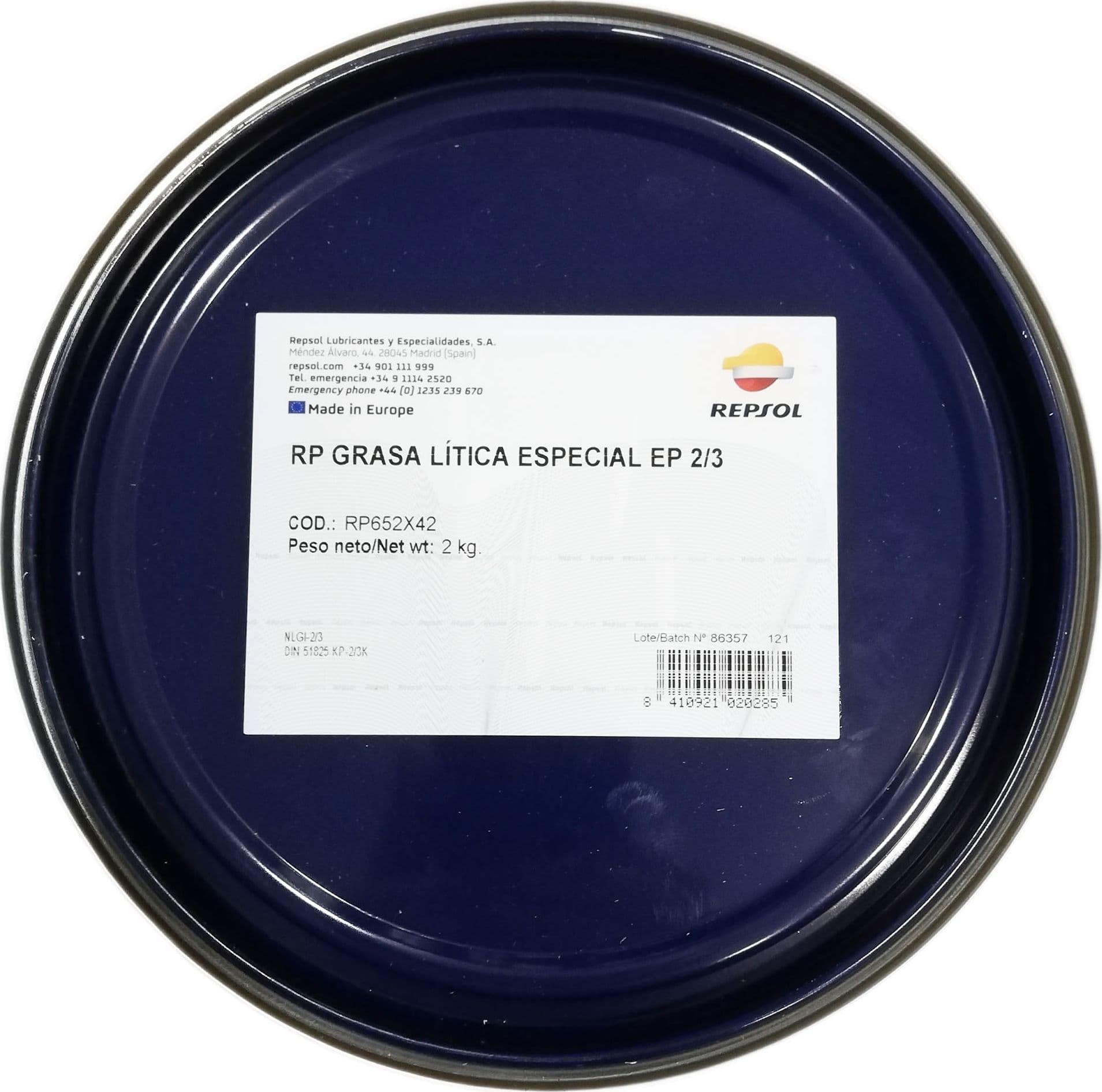 Repsol 2kg grasso mp multiuso base litio in Lubrificanti Aloiserw.com - Altomonte, commercioVirtuoso.it