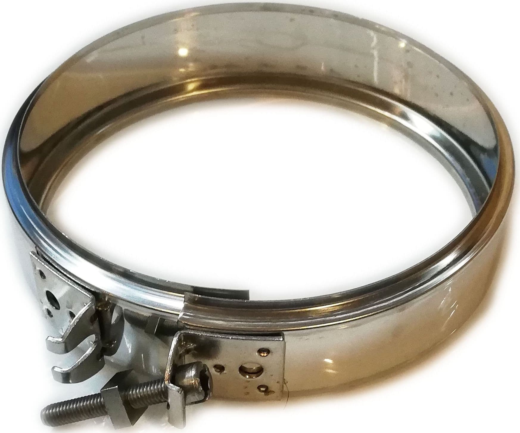 Fascetta di bloccaggio coprigiunto inox per tubo doppia parete - 1pz in Tubi di scarico Aloiserw.com - Altomonte, commercioVirtuoso.it