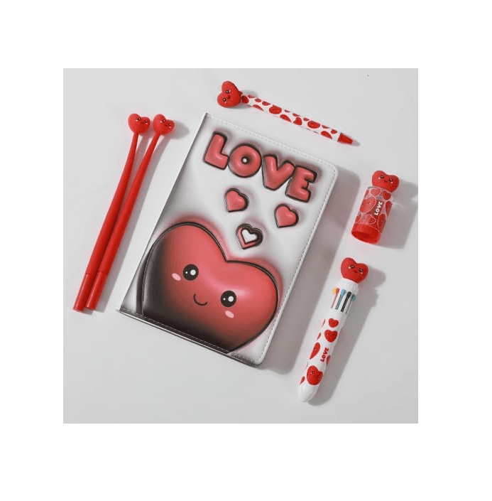 ITOTAL - NOTEBOOK A5 ITOTAL 3D SQUISHY CUORE in Quaderni da scrittura Cartospedia - Napoli, commercioVirtuoso.it