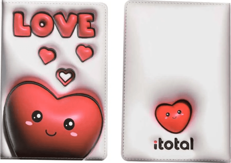 ITOTAL - NOTEBOOK A5 ITOTAL 3D SQUISHY CUORE in Quaderni da scrittura Cartospedia - Napoli, commercioVirtuoso.it