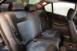 Coprisedili su misura per BMW 3 (E46) (1998-2007), Leather style in Set per interni Autooggetti.it - Roma, commercioVirtuoso.it