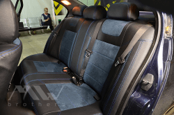 Coprisedili su misura per BMW 3 (E46) (1998-2007), Leather style in Set per interni Autooggetti.it - Roma, commercioVirtuoso.it