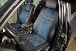 Coprisedili su misura per BMW 3 (E46) (1998-2007), Leather style in Set per interni Autooggetti.it - Roma, commercioVirtuoso.it
