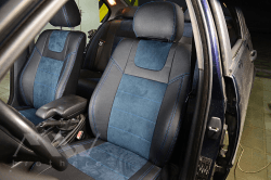Coprisedili su misura per BMW 3 (E46) (1998-2007), Leather style in Set per interni Autooggetti.it - Roma, commercioVirtuoso.it