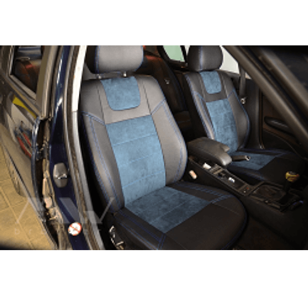 Coprisedili su misura per BMW 3 (E46) (1998-2007), Leather style in Set per interni Autooggetti.it - Roma, commercioVirtuoso.it