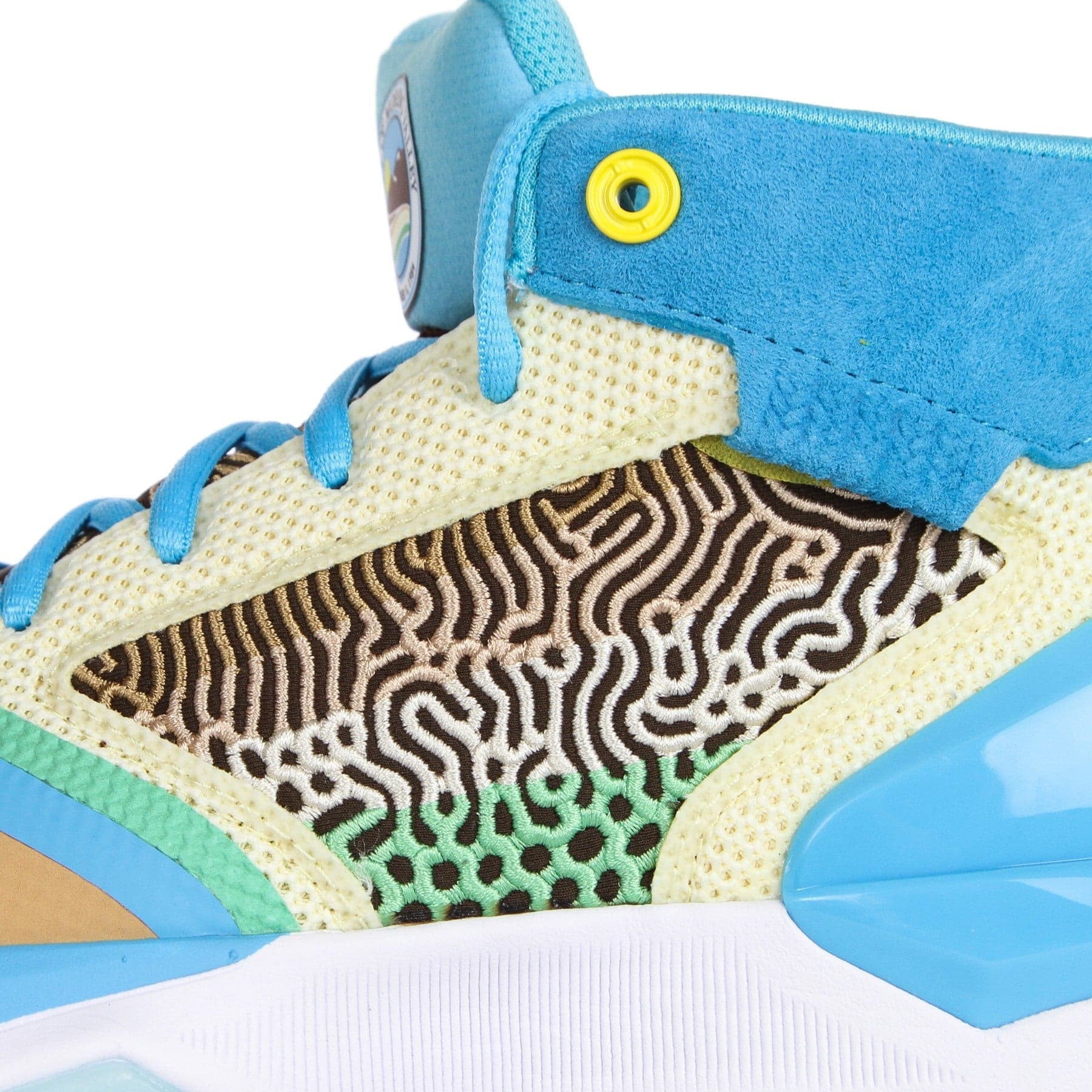 NEW BALANCE Scarpa Alta Uomo Kawhi "moreno Valley" Yellow/green/light Blue da uomo in Sneaker casual Drestige - Casamassima, commercioVirtuoso.it