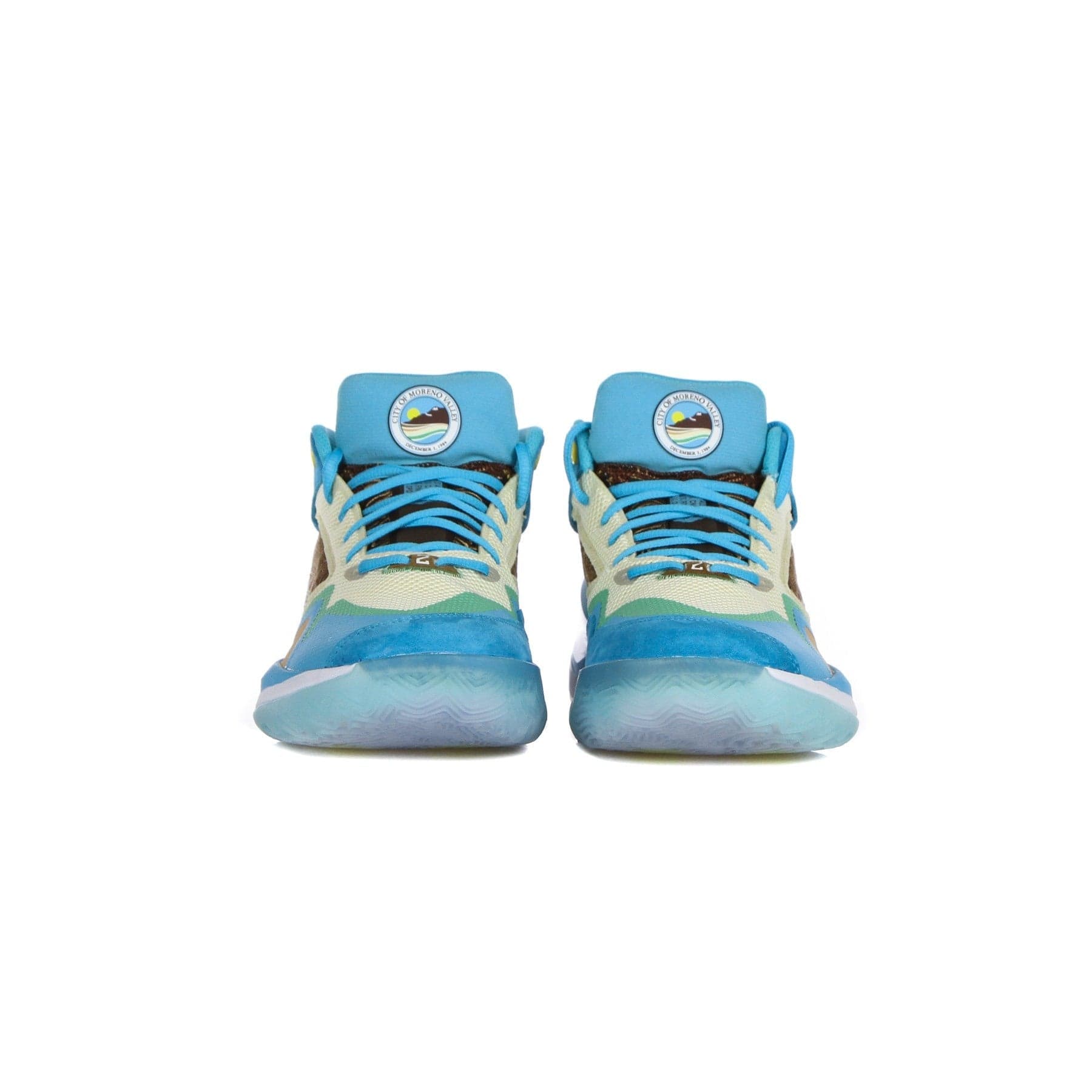 NEW BALANCE Scarpa Alta Uomo Kawhi "moreno Valley" Yellow/green/light Blue da uomo in Sneaker casual Drestige - Casamassima, commercioVirtuoso.it