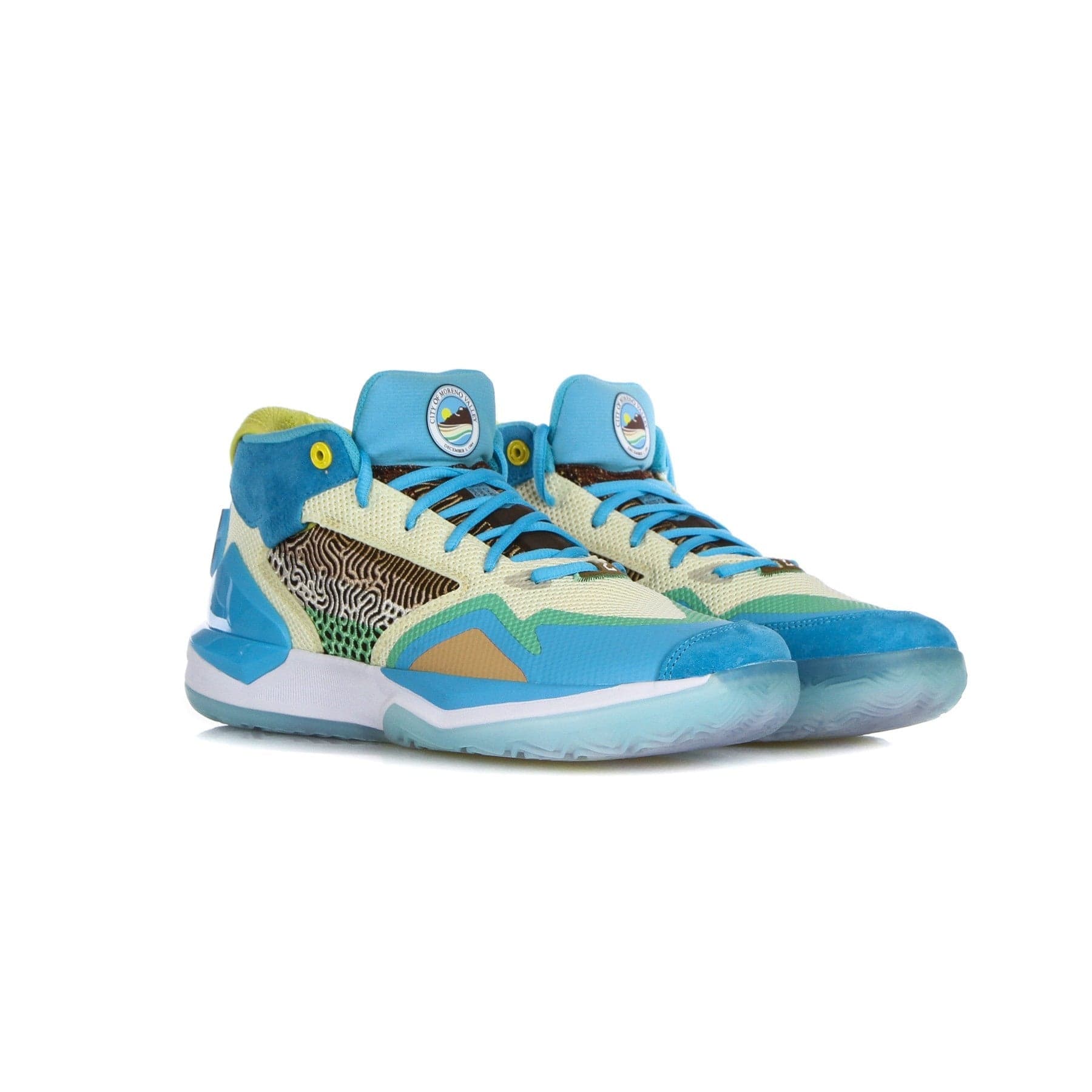 NEW BALANCE Scarpa Alta Uomo Kawhi "moreno Valley" Yellow/green/light Blue da uomo in Sneaker casual Drestige - Casamassima, commercioVirtuoso.it