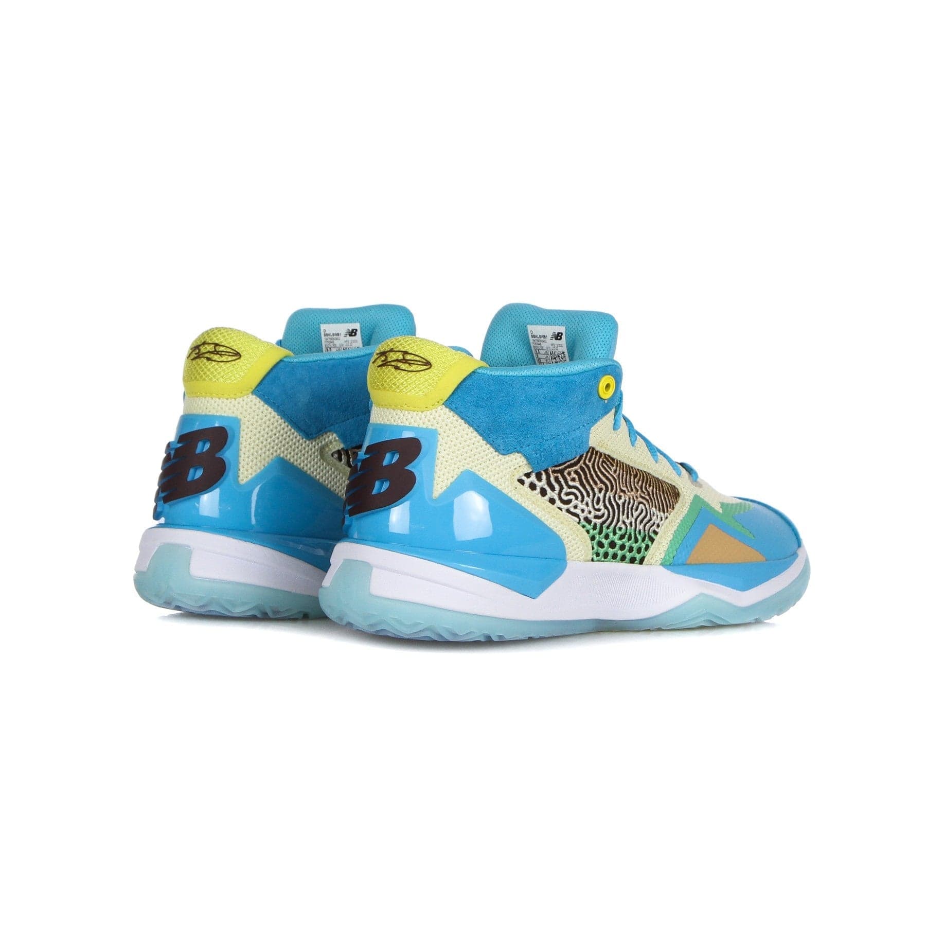 NEW BALANCE Scarpa Alta Uomo Kawhi "moreno Valley" Yellow/green/light Blue da uomo in Sneaker casual Drestige - Casamassima, commercioVirtuoso.it