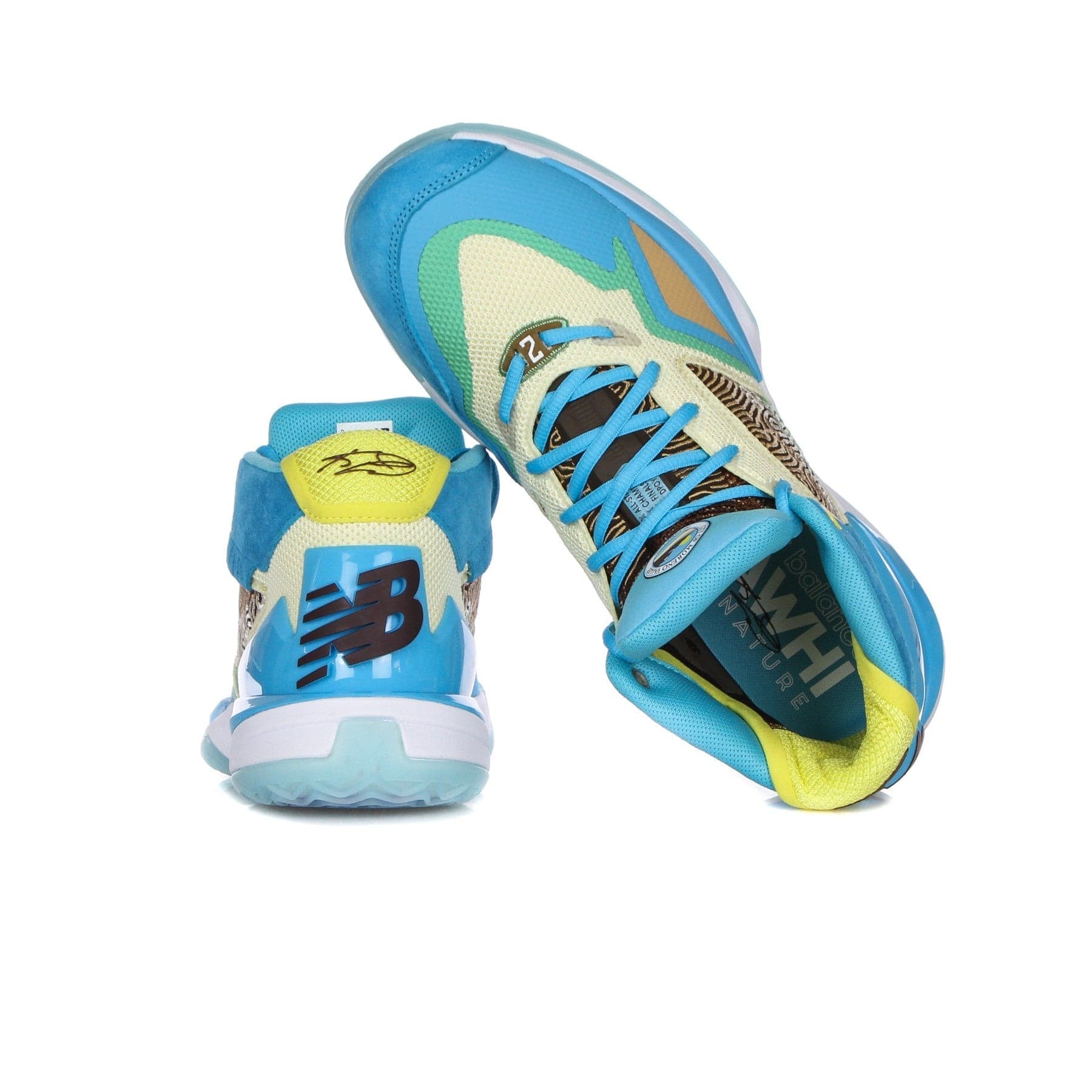 NEW BALANCE Scarpa Alta Uomo Kawhi "moreno Valley" Yellow/green/light Blue da uomo in Sneaker casual Drestige - Casamassima, commercioVirtuoso.it