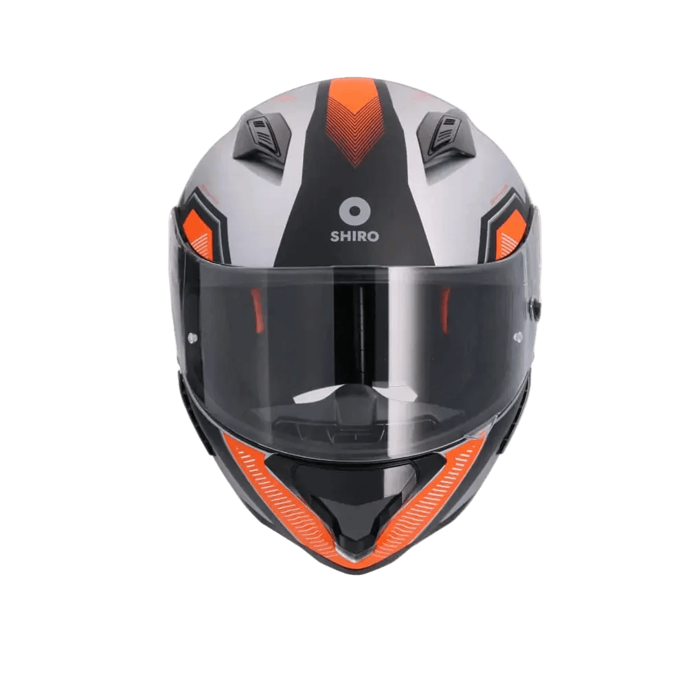 Shiro - Casco integrale Hunter Mando grigio arancione nero matt XL in Autocategorizzazione Più Di Più Ideas - Casalnuovo di Napoli, commercioVirtuoso.it