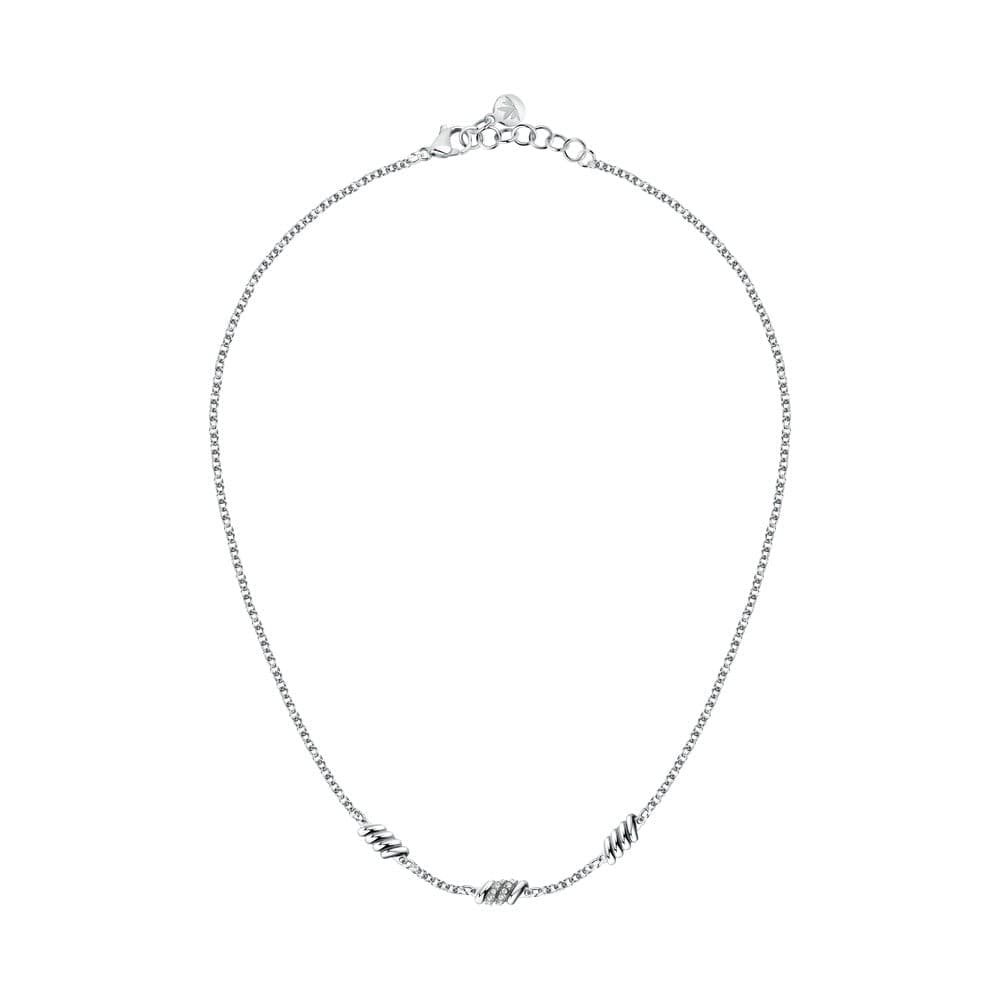 Collana Morellato Argento con Cristalli Bianchi Donna (SAWZ03) in Collane Web Time Orologi - Milano, commercioVirtuoso.it