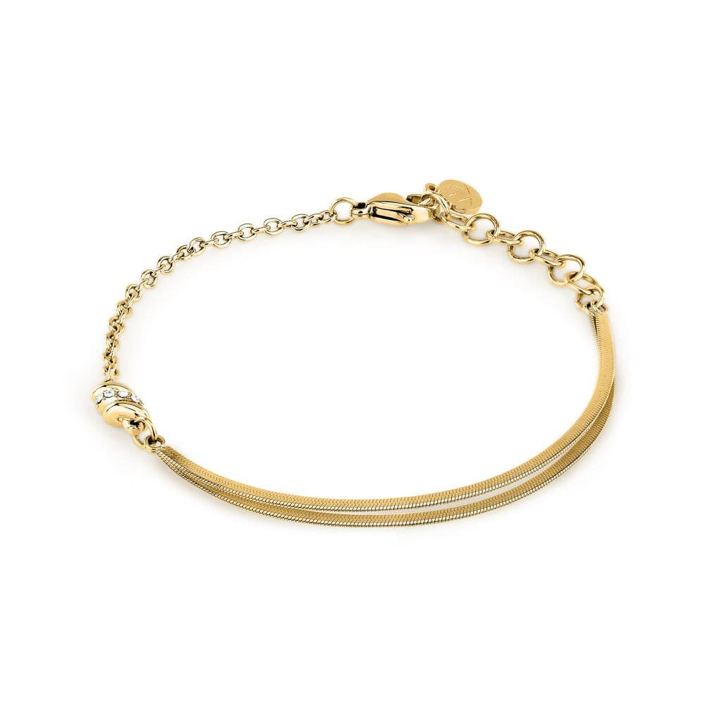Bracciale Morellato Torchon – Dorato a Tripla Catena (SAWZ05) in Anelli Web Time Orologi - Milano, commercioVirtuoso.it