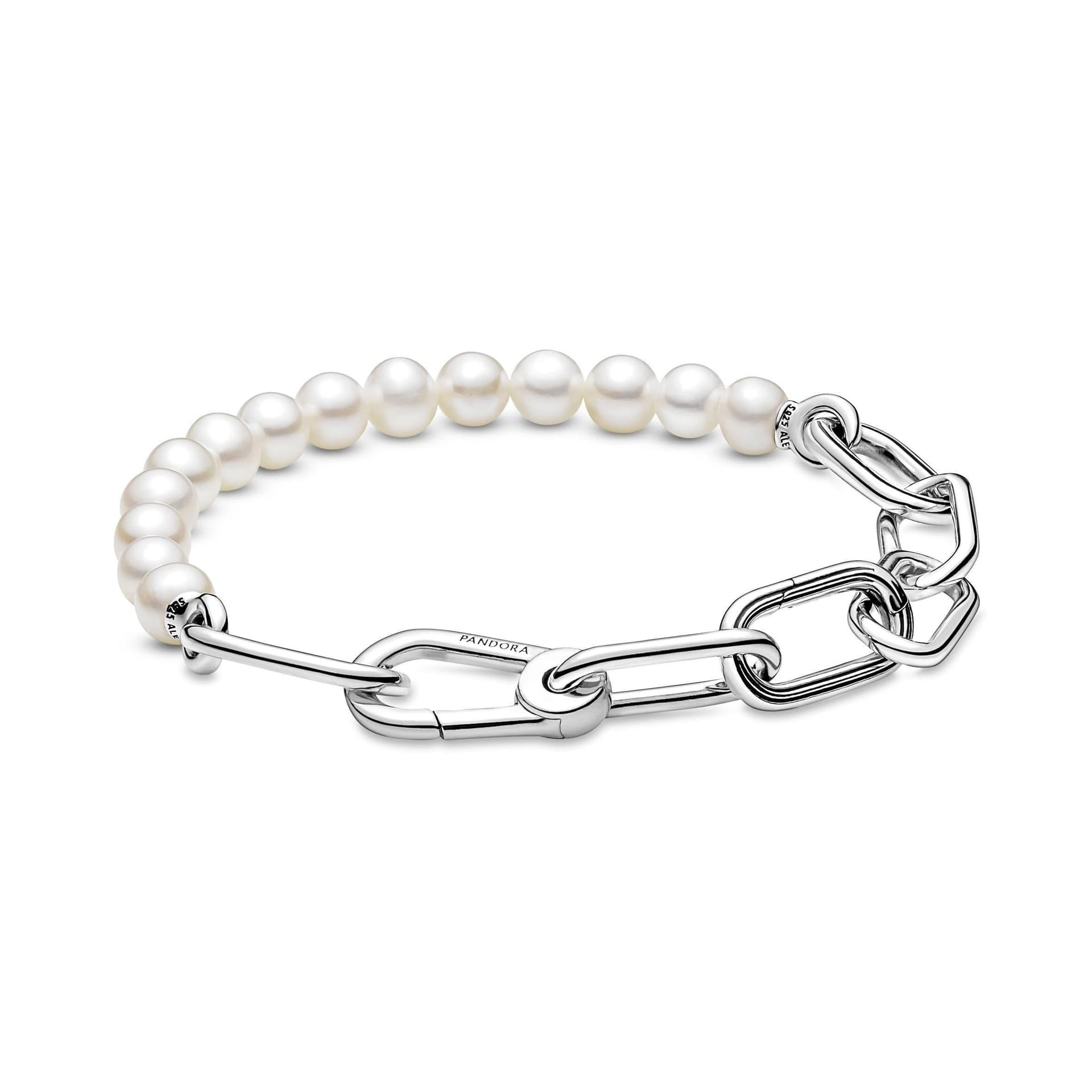 Pandora Bracciale Maglia Link con Perle Pandora ME in Bracciali Alba Gioielli - Casoria, commercioVirtuoso.it