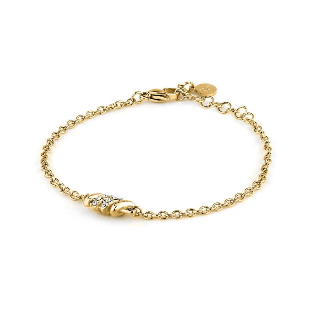 Bracciale Morellato Torchon – Dorato con Nodo e Cristalli (SAWZ07) in Anelli Web Time Orologi - Milano, commercioVirtuoso.it
