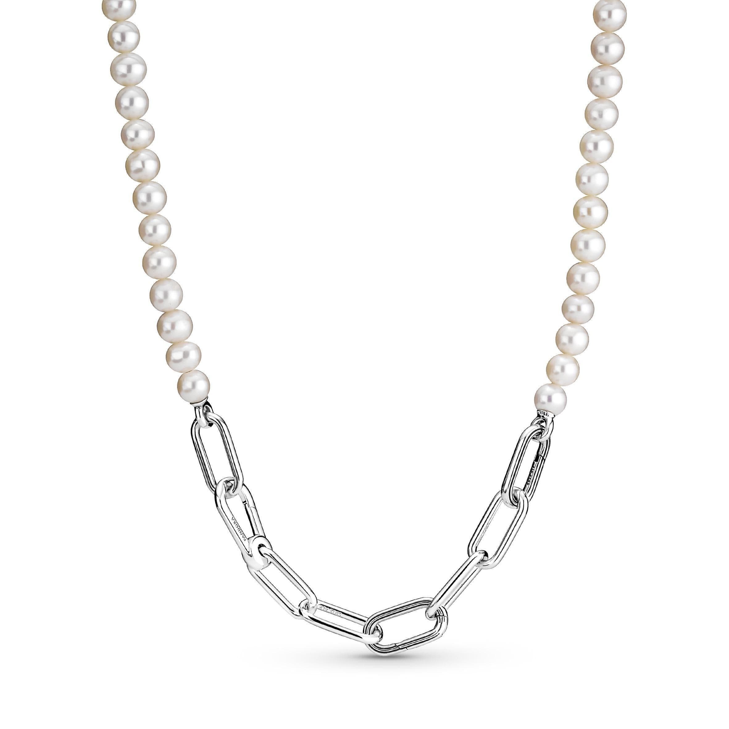 Pandora Collana Maglia Link Con Perle Pandora ME