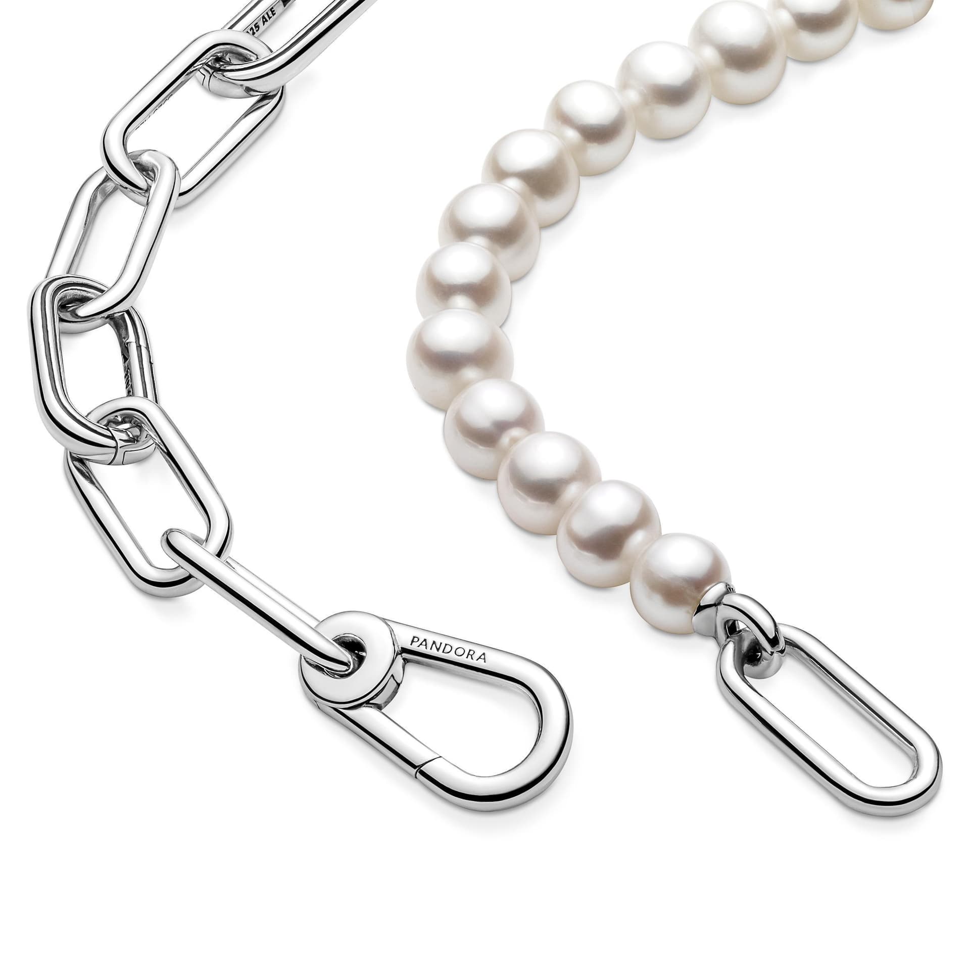 Pandora Collana Maglia Link Con Perle Pandora ME in Collane Alba Gioielli - Casoria, commercioVirtuoso.it