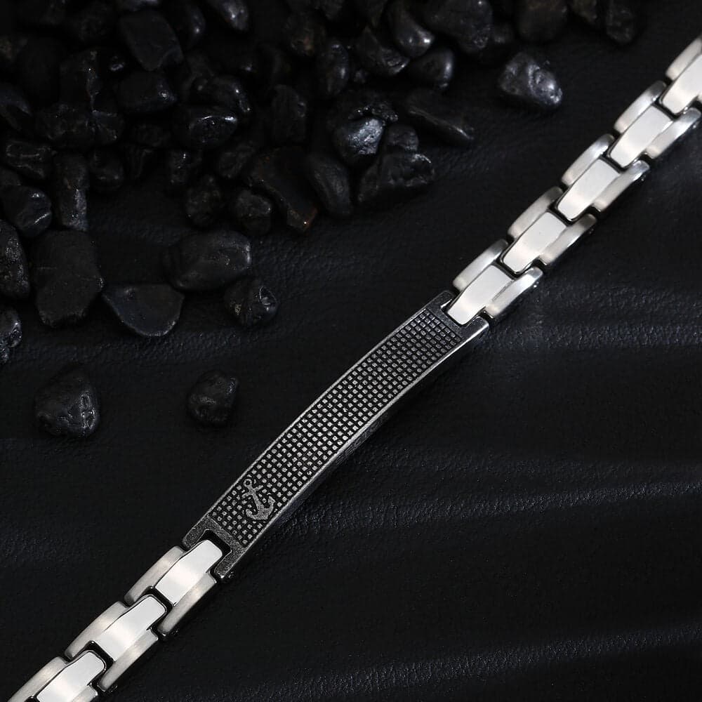 Bracciale Sector Uomo Acciaio Silver con Piastra Smaltata (SZS88) in Bracciali Web Time Orologi - Milano, commercioVirtuoso.it