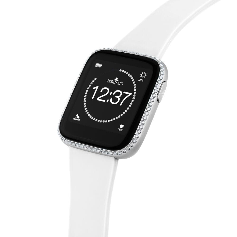 Smartwatch Donna Morellato M01 Crystal Light Bianco (R0151167516) in Smartwatches fashion Web Time Orologi - Milano, commercioVirtuoso.it