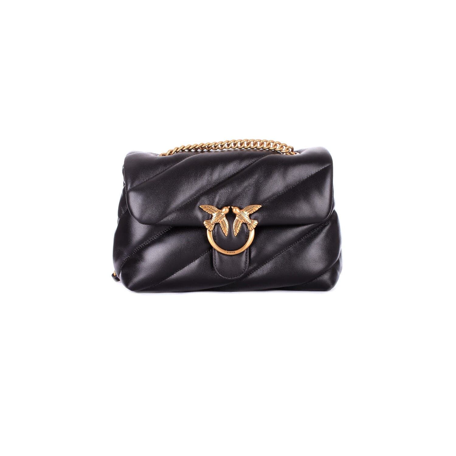 Pinko Borse... Nero gold da donna in Borse a tracolla Drestige - Casamassima, commercioVirtuoso.it