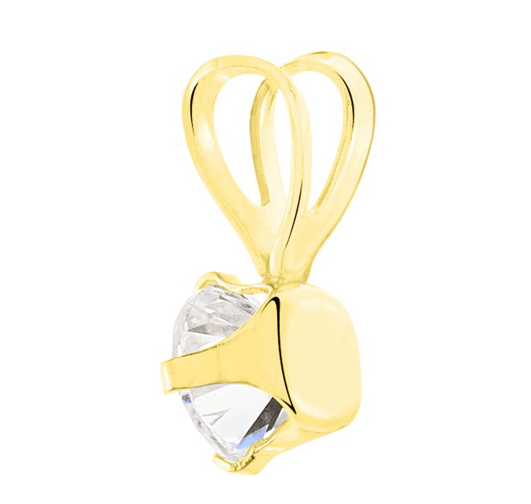 STROILI - PENDENTE Poeme oro giallo e Cubic zirconia in Collane Alba Gioielli - Casoria, commercioVirtuoso.it