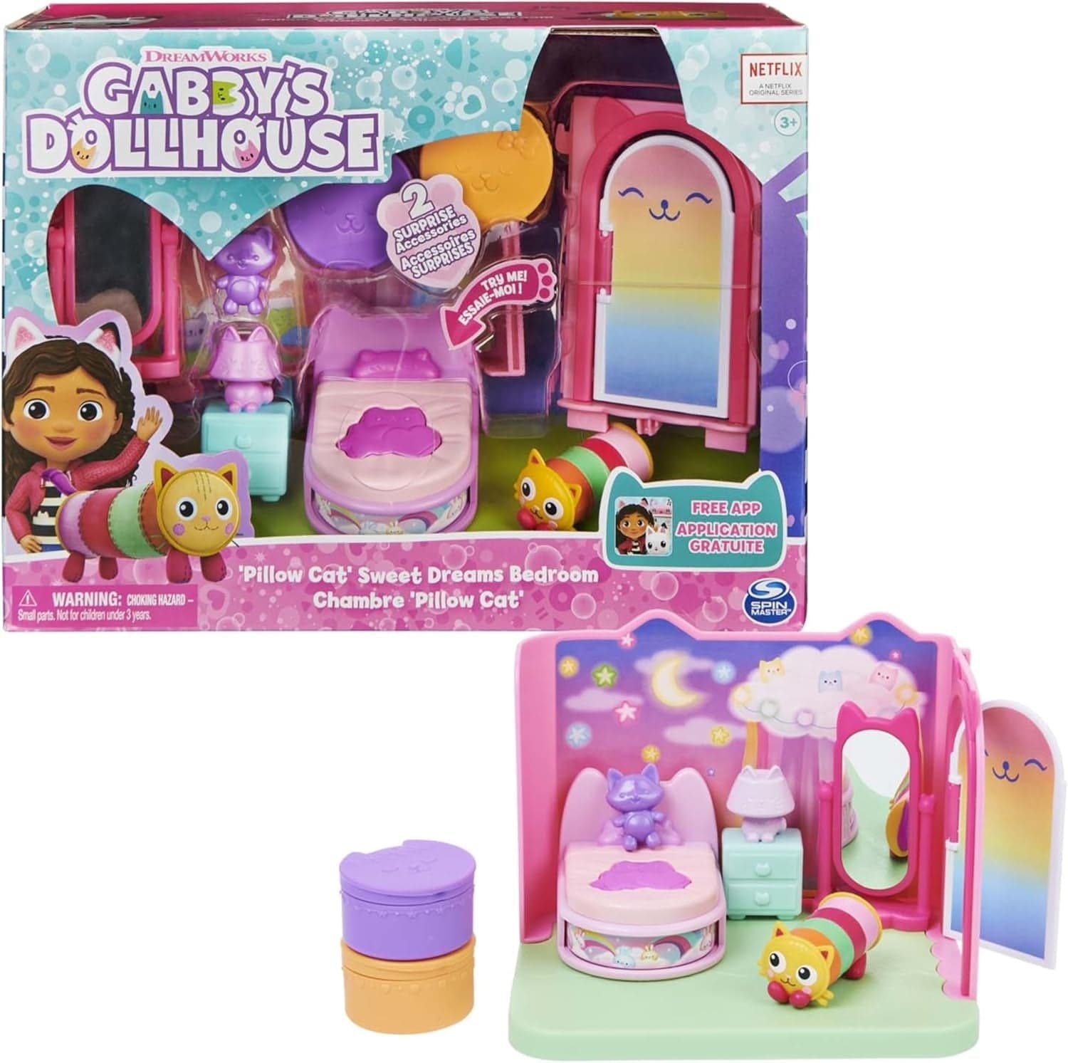 Gabby's Dollhouse La Camera Da Letto Di Cuscigatta