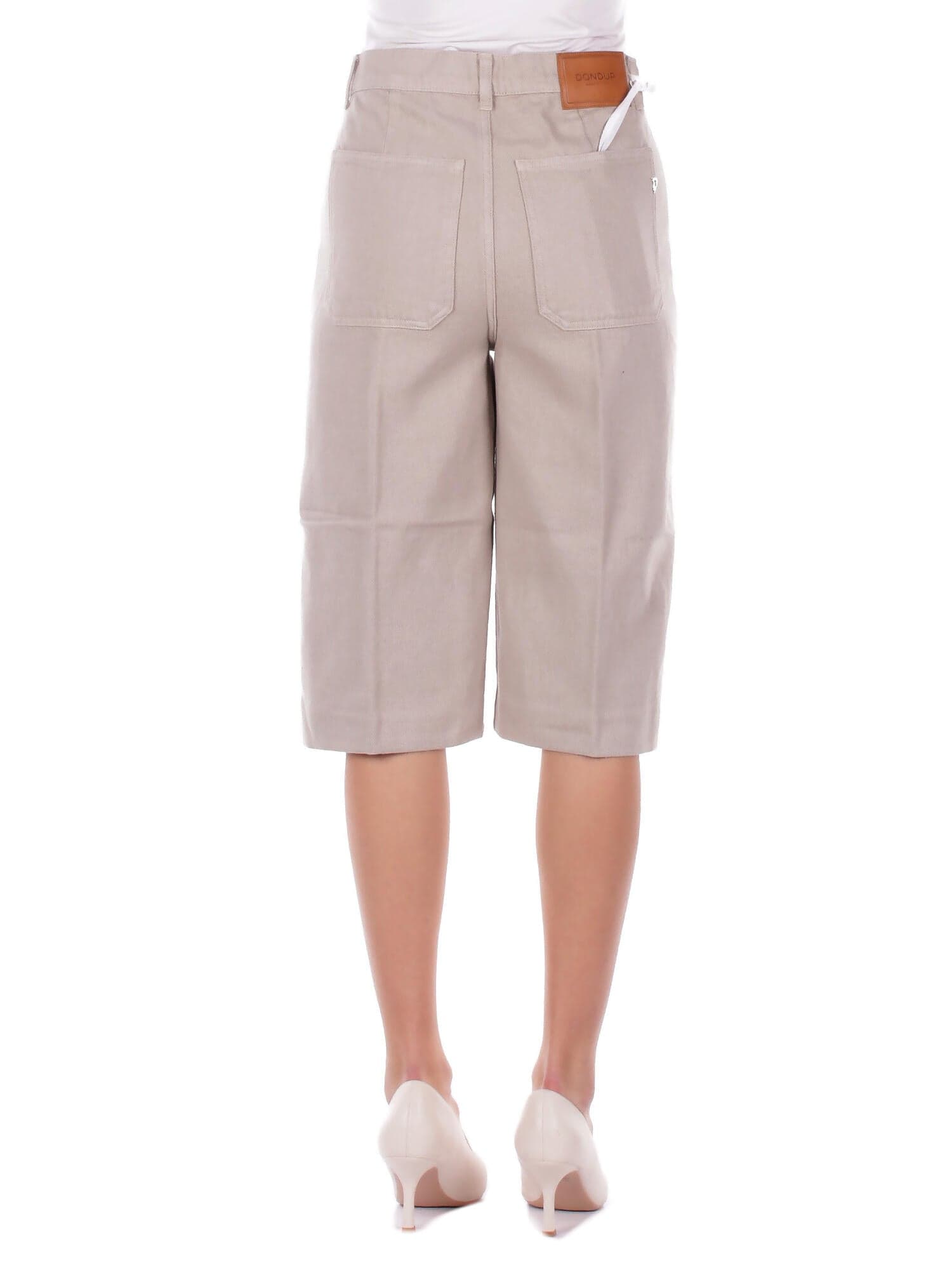 Dondup Pantaloncini Beige da donna in Pantaloncini Drestige - Casamassima, commercioVirtuoso.it
