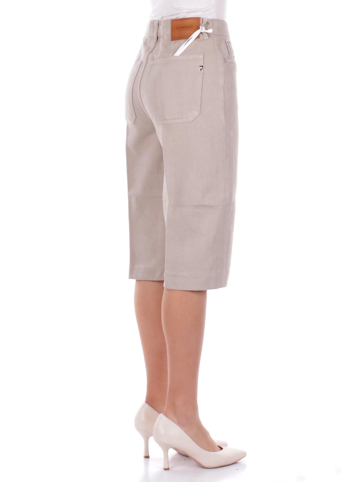 Dondup Pantaloncini Beige da donna in Pantaloncini Drestige - Casamassima, commercioVirtuoso.it