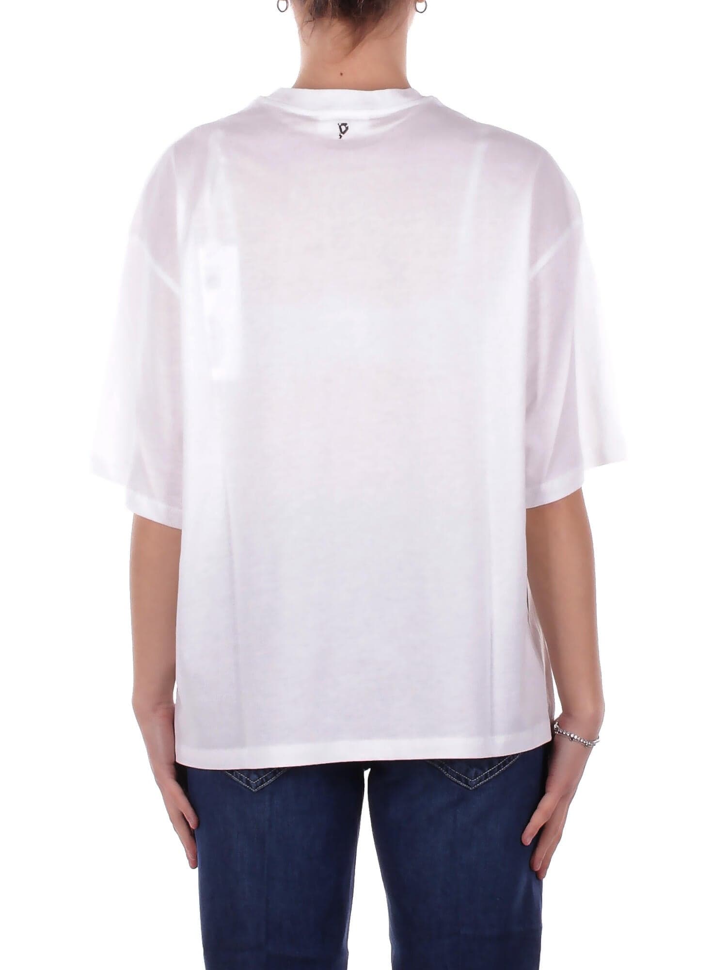 Dondup Maglie Bianco da donna in T-shirt Drestige - Casamassima, commercioVirtuoso.it