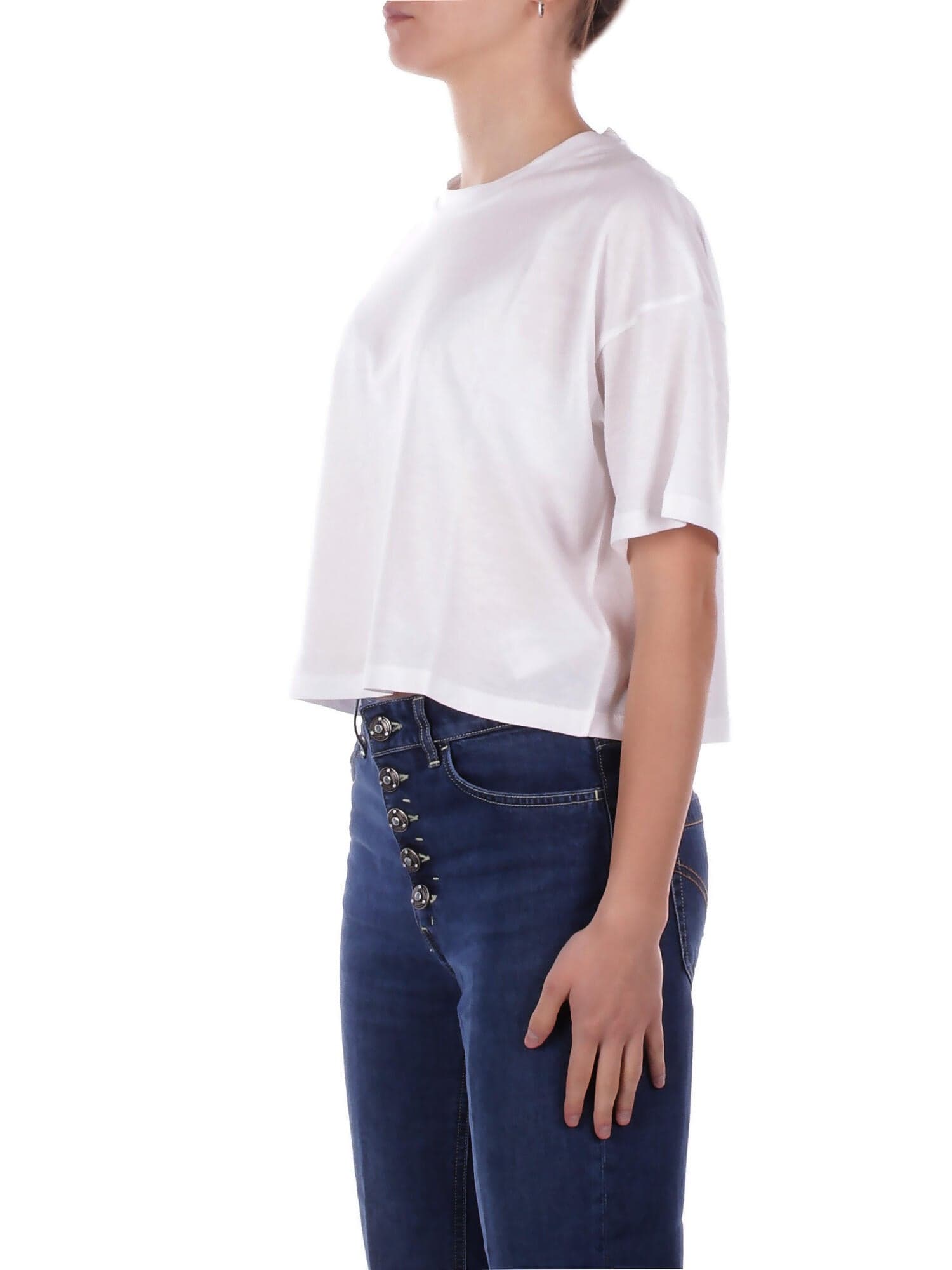 Dondup Maglie Bianco da donna in T-shirt Drestige - Casamassima, commercioVirtuoso.it