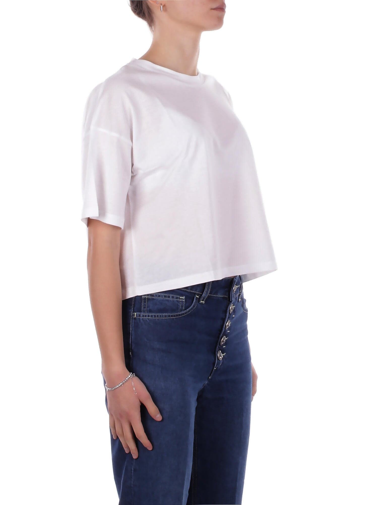Dondup Maglie Bianco da donna in T-shirt Drestige - Casamassima, commercioVirtuoso.it