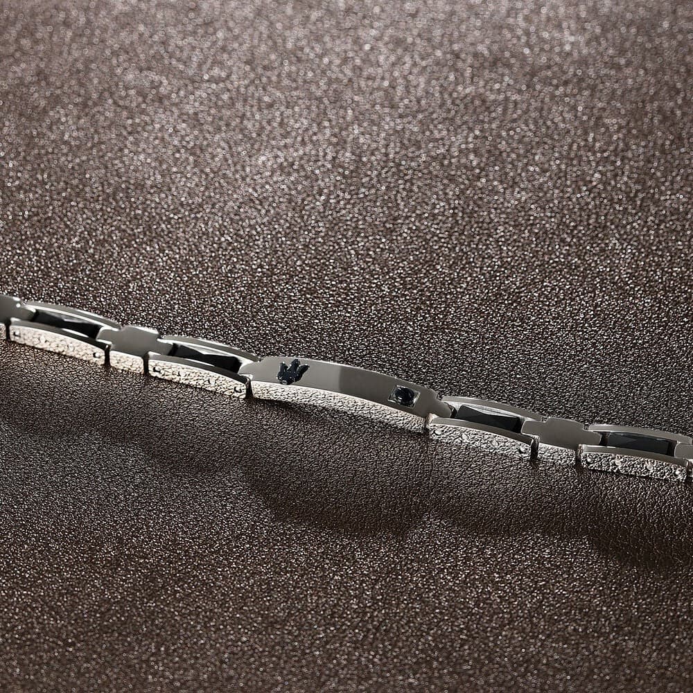 Bracciale MASERATI uomo Ceramic acciaio / nero / blu in Bracciali Web Time Orologi - Milano, commercioVirtuoso.it