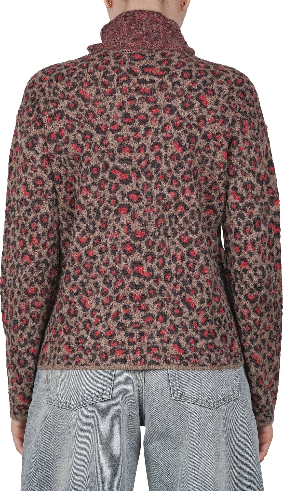 ALESSIA SANTI Alessia Santi - Maglia - 460328 - Beige/Rosso da donna in Canotte e top Drestige - Casamassima, commercioVirtuoso.it